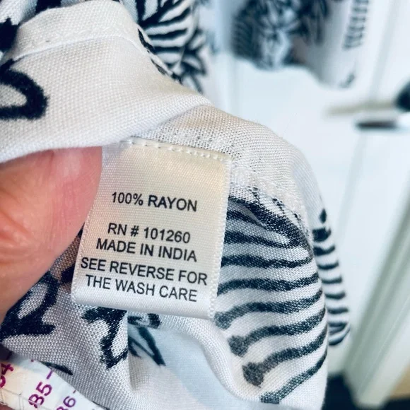 Her Destiny Black & White Printed Maxi Skirt - Picture 4 of 4